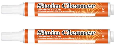 Penna smacchiatore per tessuti, 2 pezzi, per vestiti, magliette, sicura per i vestiti