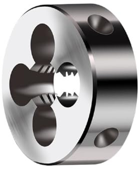 LIUCH Pulgada 1pc 6#-32 8#-32 10#-24 1/4-20 5/16-18 3/8-16 1/2-13 Troquel de rosca Herramienta de rosca de metal Troquel(3-8-16)