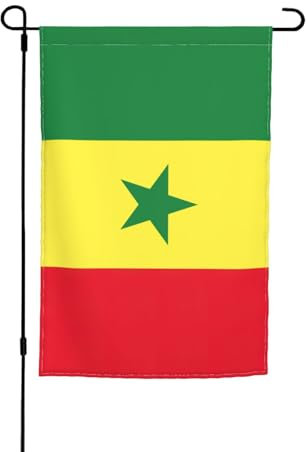 BBEXJIGY Drapeau du Sénégal - Décoration extérieure - 30,5 x 45,7 cm