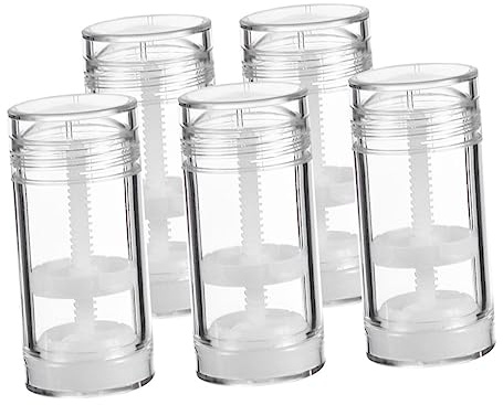 VALICLUD 5piezas Botella de Antitranspirante Dispensadora Rellenable Contenedores de Envase Vacío para Bricolaje Pack para Desodorante Mujer