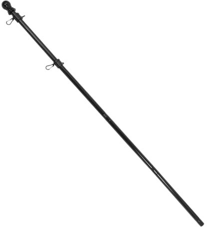 BESTonZON Supporto Per Portabandiera Da Parete Portabandiera in Metallo Per Esterni Per Cortili e Giardini Antivento Staffa Inclusa