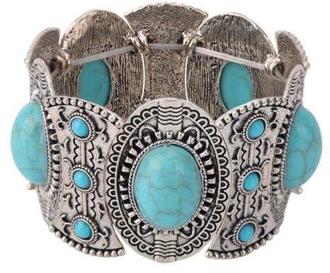 Mikovivi Bohemian Turquoise Bracelet for Women