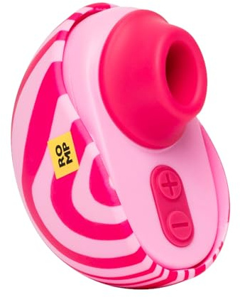 ROMP Spin Suceur De Clitoris | Stimulateur Clitoridien À Succion Avec Fonction Massage Douce | Sex Toy Aspirant Femme | Vibromasseur Rechargeable | Étanche | Format Voyage Compact Léger