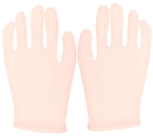 LOLIPPYY Guanti Idratanti per Mani Traspiranti in Fibra di Bambù e Cotone di Guanti per Cura della Pelle Idratazione lungo Termine per Uso Notturno