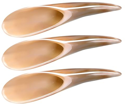 LRXIYODE 3 St Oxhorn Gua Sha-verktyg för Ansikte och Kropp Lätt och Kompakt Design för Muskelmassage och Spänningslindring för Hem och Resor