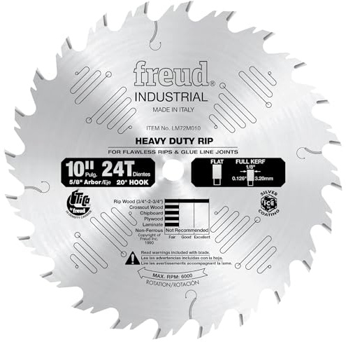 Freud LM72M010: 10 Heavy-Duty Rip Blade