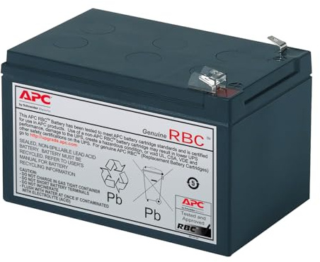 APC Replacement Battery Cartridge #4 USV-Akku 1 x Batterie Bleisäure Schwarz für P/N: BE 700 YIN BE750BB-CN BE800-IND BK650I BP500JPNP BP650SX107 SC620X565 SU620I