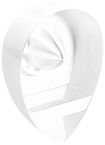 Carkio Presse-agrumes avec alésoir et panier de replacement Compatible with presse-agrumes Compatible avec la plupart des mixeurs KitchenAid Blanc