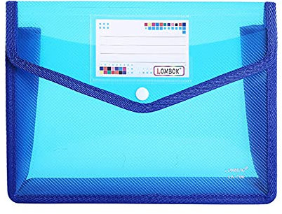 Dokumententaschen A5 farbig, A5 Dokumententasche Sammelmappen Projektmappen, Dokumentenmappe Brieftaschen, Projektmappen mit Druckknopf, mit Druckknopf Kunststoff Umschlag Mappe