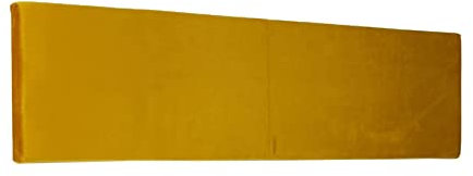 Lycce XXL Wandkissen Fresh Rückenpolster Samt senf 150cm x 30cm