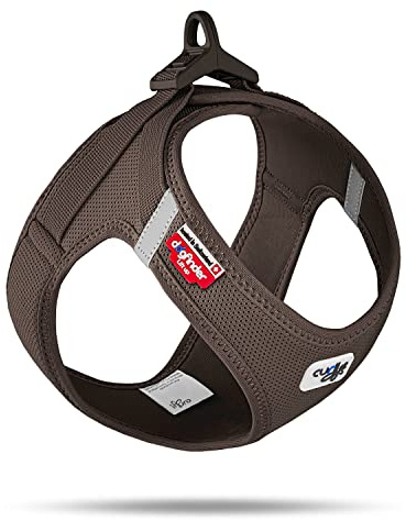 Vest Harness curli Clasp Air-Mesh Brown XS