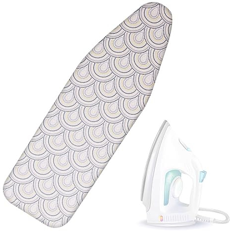 Foderina da Stiro 81x30cm 92x33cm 97x33cm 110x35cm 122x38cm copriasse da stiro universale, Ricambio Copri ASSE da Stiro, Permeabile al Vapore, Semplice da riporre ( Color : B , Size : 110x35cm(43x14in