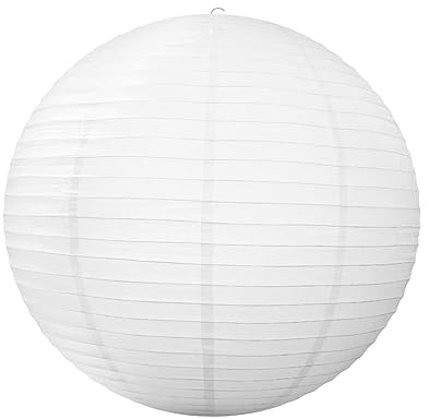 JISADER Reispapier Lampenschirm, Kronleuchter Abdeckung, Hängender Lampenschirm, Papierlaterne für Party, 60cmx60cm