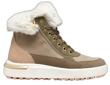 Geox D Dalyla B ABX aAnkle Botas para Mujer, Almizcle Blanco Roto, 38 EU