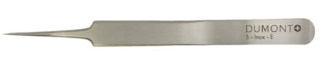 Dumont - Präzisions-Uhrenpinzette, mechanische Präzision, Schmuck - Inox02 Polierte Oberfläche - Hergestellt in der Schweiz (Nr. 5)