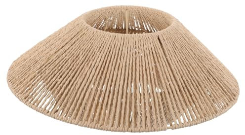 UPKOCH Abat-jour Rotin Synthétique Cache-lumière De Plafonnier Abat-jour Tissé Pour Lampe De Plafond