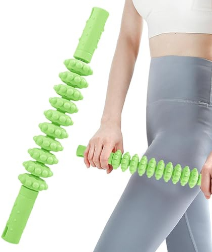 Rullo muscolare, bastone muscolare, massaggiatore per il corpo, rullo per il corpo, massaggiatore portatile, strumento per il massaggio muscolare, per collo, schiena e spalle