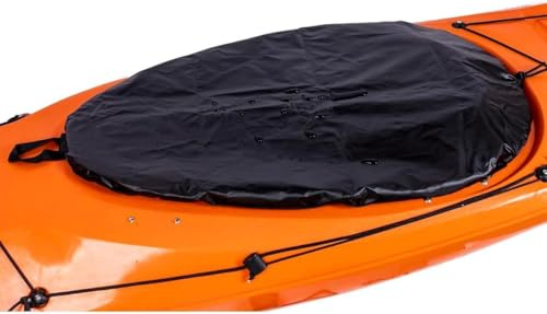 Hominas Kajak Cockpitabdeckung, Kajak Abdeckung Polyesterbeschichtetes Blocking Kajak Kanu Cockpit Abdeckung Accessories für Sit Inside Kajaks