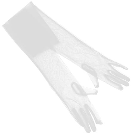 WRITWAA Elegant Lange Brauthandschuhe Aus Tüll Transparente Abendhandschuhe Für Hochzeiten Partys Und Abschlussball Vielseitiges Accessoire Verschiedenen Farben