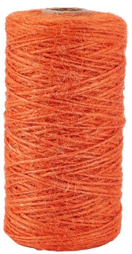 SOFPLATE Ficelle de Jardin en Jute de 328mm 100 Pied/1 m Fine Vert Olive pour Bijoux Artisanaux Perles Corde de Chanvre pour Bracelets Tressage Emballage Cadeau Décoration Artistique Jardinage Plante