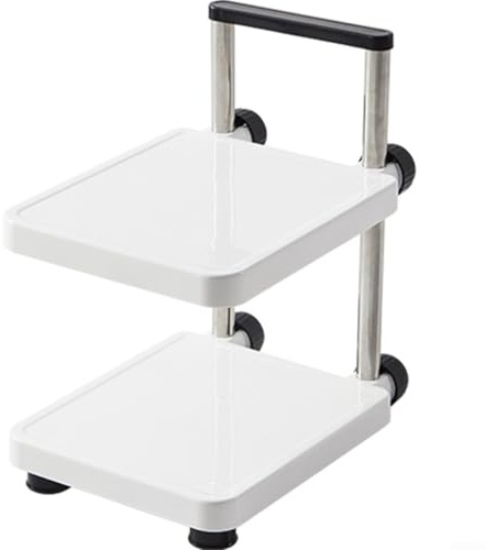 RemixAst Organizador de ollas y sartenes ajustable de 2 a 4 niveles, soporte de almacenamiento para gabinetes de cocina para sartenes de hierro fundido, planchas, platos para hornear, diseño de ahorro