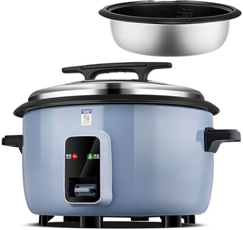 A01,18L,Olla arrocera Comercial 8-45L, Olla arrocera de Gran Capacidad Adecuada para 8-60 Personas, Olla Interior Antiadherente, Adecuada para restaurantes, hoteles, escuelas