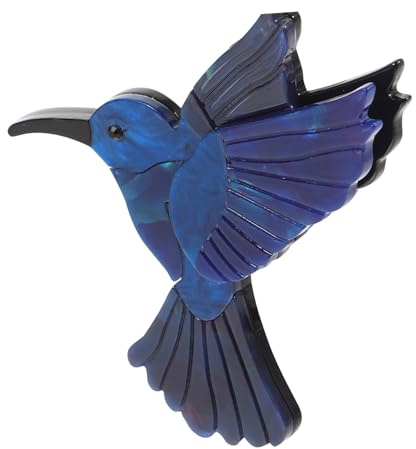 VALICLUD Broche Décorative Animal Oiseau En Acrylique Coloré, Épingle Pour Vêtements Femme, Accessoire Mode Fête, Broche Fantaisie Dessin Animé Moyenne Taille