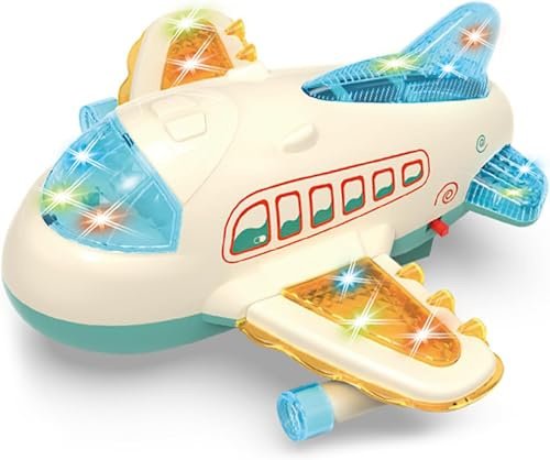 Ynybusi Electric Airplane Toy for Toddlers Ages 3+