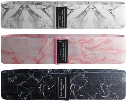 Bandes élastiques pour femme – Bandes de jambe pour entraînement des femmes, équipement élastique de poids corde 3 types portables pour pilates, exercice à domicile, fitness, gym