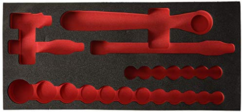 FACOM PM.MODS161-3 Plateau Mousse, Noir/Rouge