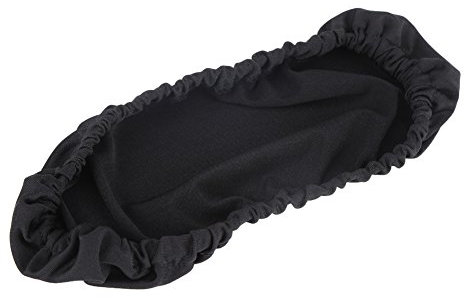 Garosa Abnehmbare Stuhlarmlehne Abdeckungen für Büro Drehstuhl Gaming Bürostuhl - Ellenbogen Schutz und Entlastung - Bequeme und schadensichere Armlehnen (Schwarz)