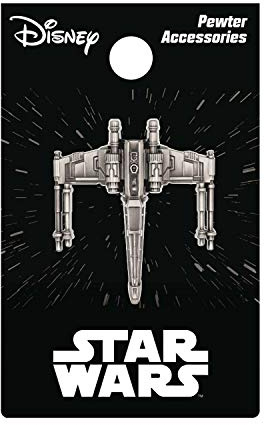 MONOGRAM 28926 X-Wing Pewter Lapel Pin Star Wars Collectible, Multicolor, Einheitsgröße