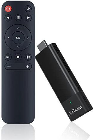 Fesjoy Lettore multimediale in Streaming,TV STI per Android 10.0 Smart TV Box Streaming Media Player Streaming STI Supporto 4K HDR con Telecomando (1 GB RAM + 8 GB Rom)