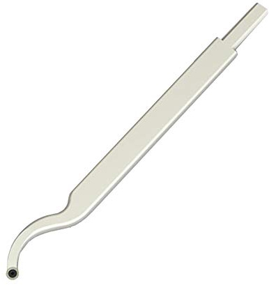 BomDog Ciseau de Tour, Outil de Tournage Du Bois, Outil de Ciseau de Tour À Pointe En Carbure de 10 Pouces Avec Coupe-Insert Rond En Carbure Ci5 de 8,9 Mm, Manche de Couteau À Trou Rond/A/Small Curv