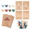 Lilbitty 24 Pack Crystals Card, Valentinstag Geschenkaustauschkarten Kinder lustige Geschenke für Jungen Mädchen Kleinkinder Klassenzimmer Schulparty Gunst