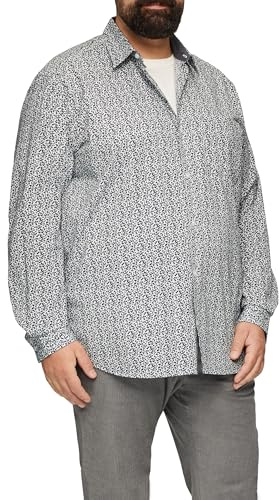 s.Oliver stor storlek skjorta långärmad, smal passform, 01a1, 4XL