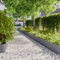 Gecheer Bordes césped 20 uds Antracita 25x103 cm Acero Laminado frío,Borde Jardín,Césped Borde,Borde de Arriates