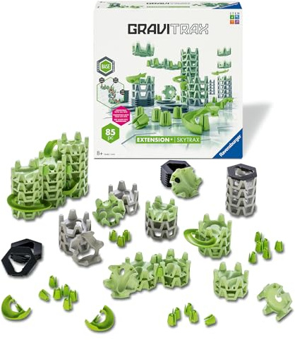 Ravensburger - Gravitrax - Set Extension Skytrax 100 pièces - Circuit de Billes - Jeu de Construction créatif - Dès 8 Ans - 27483