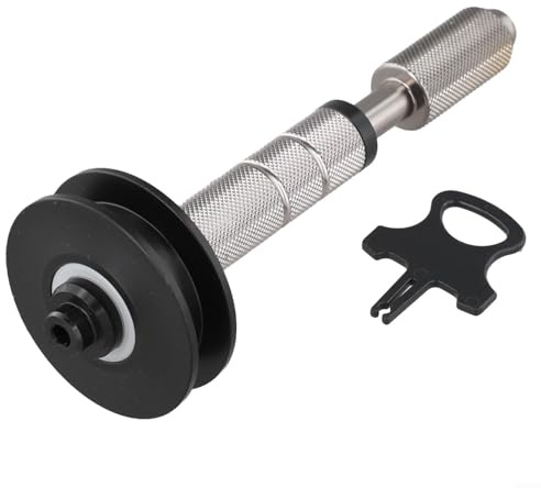 EcoLivzen Bike Chain Keeper 12mm Thru Axle Cleaning Tool with Double Bearings, for 142-148mm Gear Frames, Aluminum Alloy