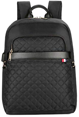 Nordace Ellie – Zaino da viaggio giornaliero 10 scomparti, 15l, scomparto per laptop, con porta USB (nero)
