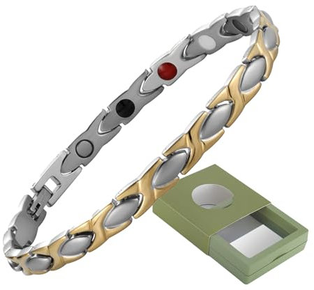 Damen Titan Stahl Magnet Armband Gesunde Frau Armband, Titan,