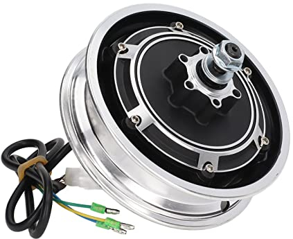 Bewinner 100W 48V 10 Zoll Elektroroller Nabenmotor, Reifen Elektromotor, Bürstenloser Elektrofahrrad Nabenmotorumbau für Motor Elektroroller