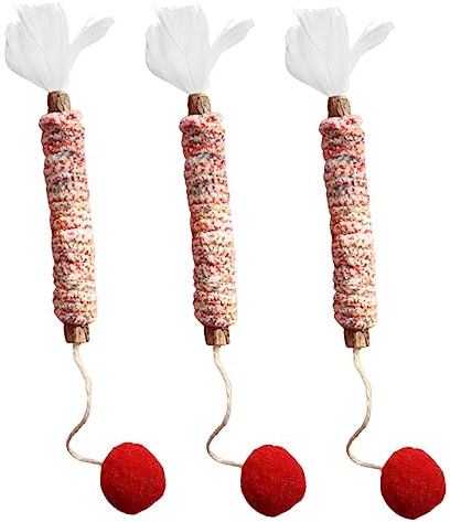 WeddHuis 3 Pcs Bastoncini Erba Gatta per Gatti,Per Gatti Naturale Gatti Giochi da Masticare Bastoncini per Gatti Denti Catnip Stick