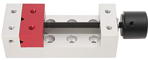 Drill Press Vice Flat Clamp for Bench Table Mini Drill Press Vise with Biscuits & Plugs