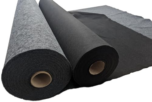 Auskleidungsteppich Carflex - Teppich für die Innenauskleidung im Wunschmaß, schwarz, Zuschnitt (2m breit, 12m lang)