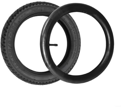 Premium für E-Bike Reifen Set, 14 Zoll 14x2 125(57254), Gummimaterial (A)