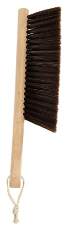 SEWOART Cepillo para Cama y Ropa De Cerdas Suaves, Tamaño Grande, Mango De Madera, Plumero De Limpieza Resistente, Adecuado para Sofá, Muebles y Escritorio Hogar