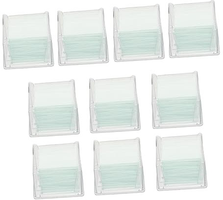 KICHOUSE 1000stücke Mikroskop Deckgläser Aus Für in Boxen Kantenfrei Für Biologische Präparate Und Mikroskopie