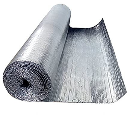 Film Isolant Isolant en Aluminium Feuille d'isolation Thermique en Aluminium à Double paroi pour radiateur à Bulles réfléchissantes Feuille d'isolation Thermique en Aluminium à Double paroi de 5 mm F