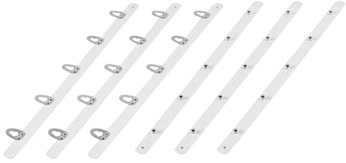 Laroal 3 Pezzi di Supporto per Stecche in Acciaio per Corsetto, Bottoni in Acciaio Inossidabile, Busto per Corsetto, Bustino, Cucitura e Chiusura in Vita